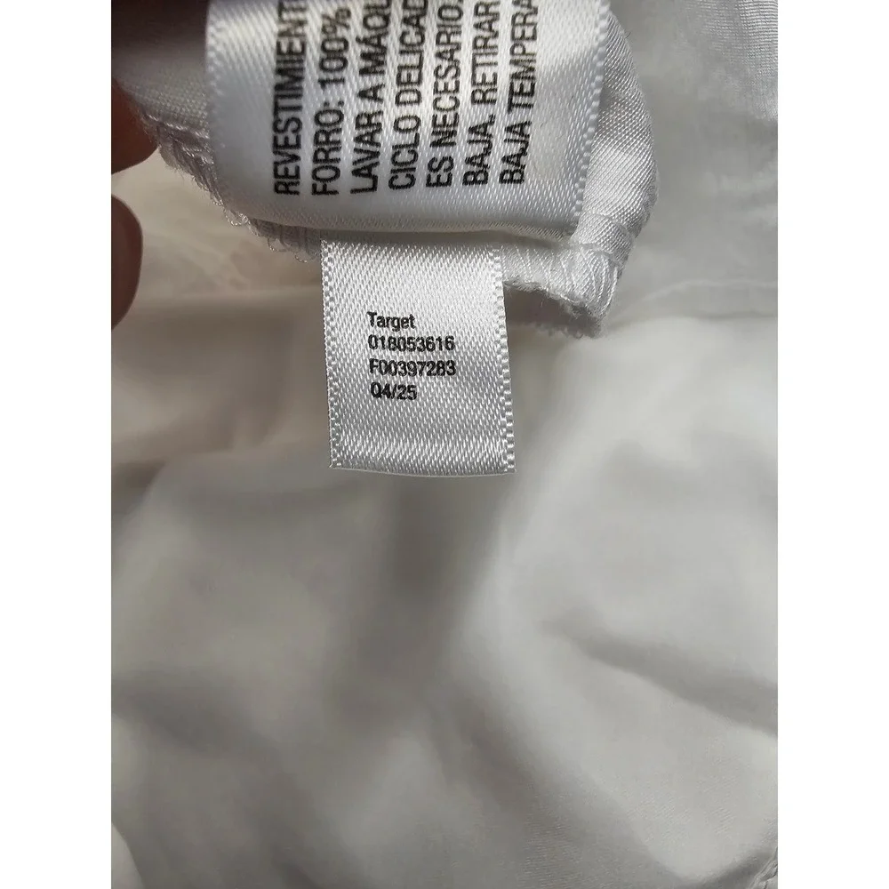 A New Day Womens Tiered Midi Skirt White Rayon Blend Casual Size Medium